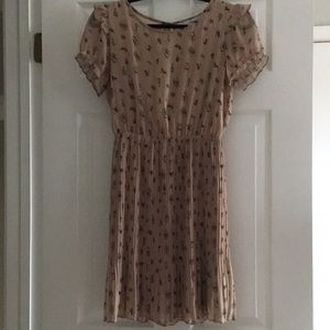 Cat & vintage style print dress 🐱